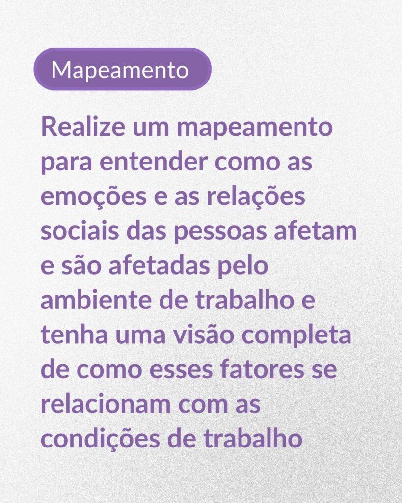 Mapeamento psicossocial
