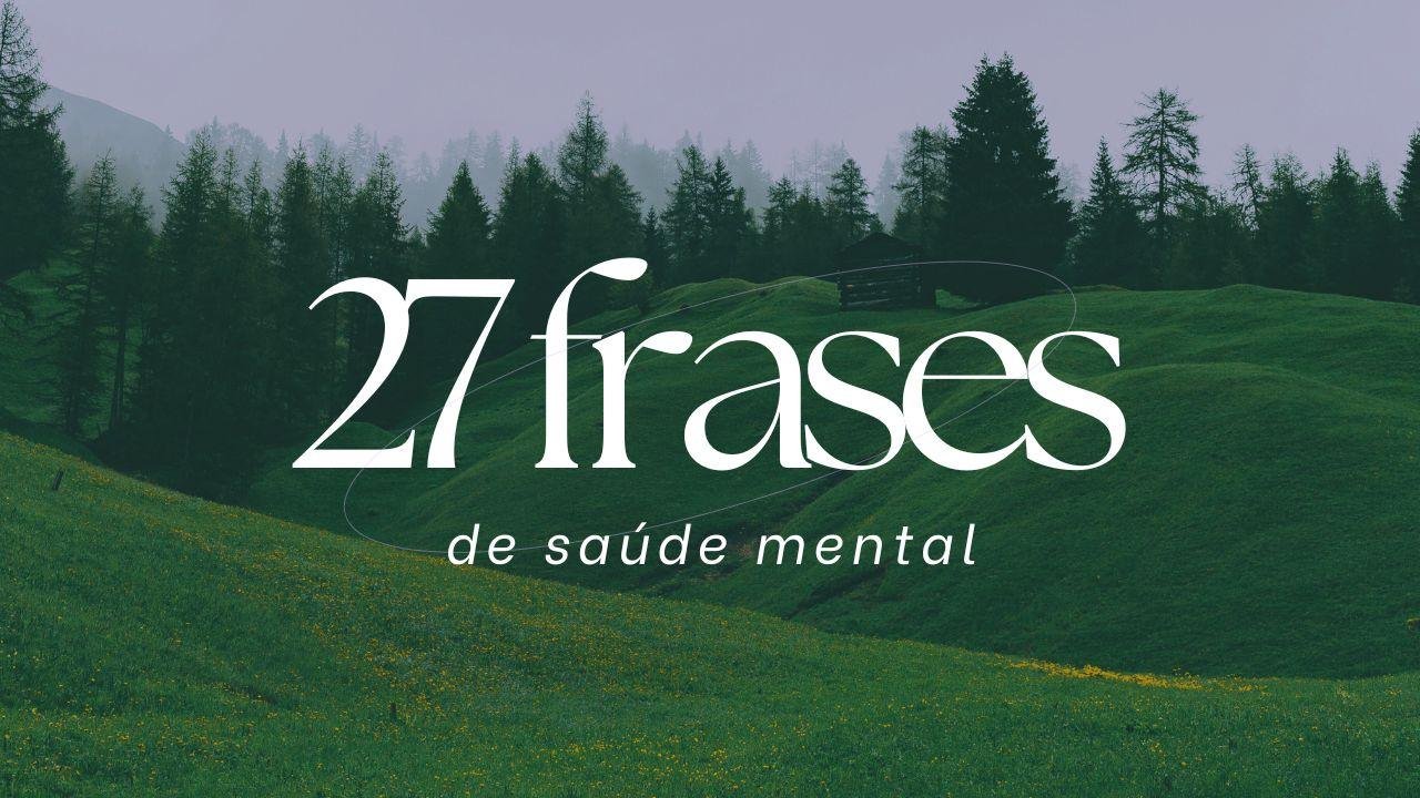 Saúde mental frases